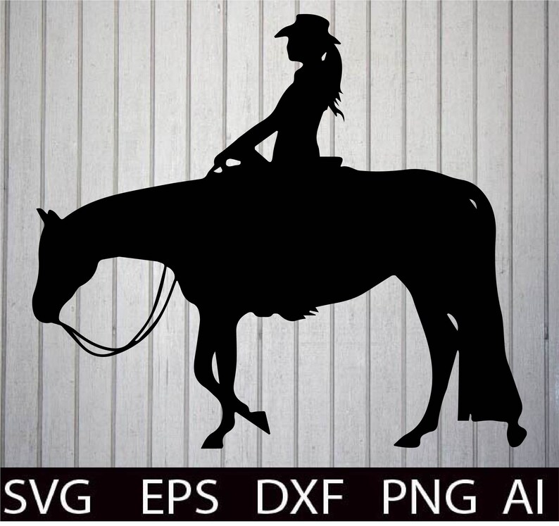 Download Western Pleasure Rider Cut File SVG Western T-Shirts Designs | Etsy