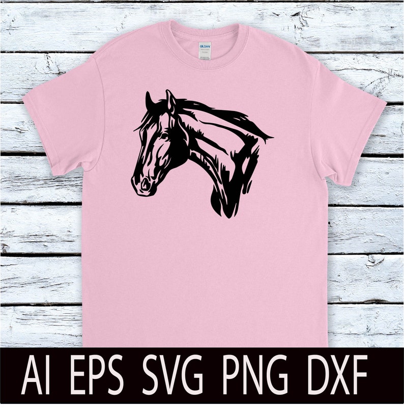 Download Horse Head Cut File SVG Western T-Shirts Designs Svg Cricut | Etsy