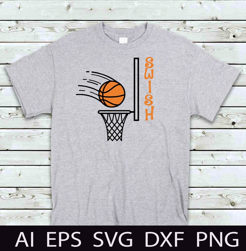 Download Basketball Swish Cut File SVG T-Shirts Designs Svg Cricut ...