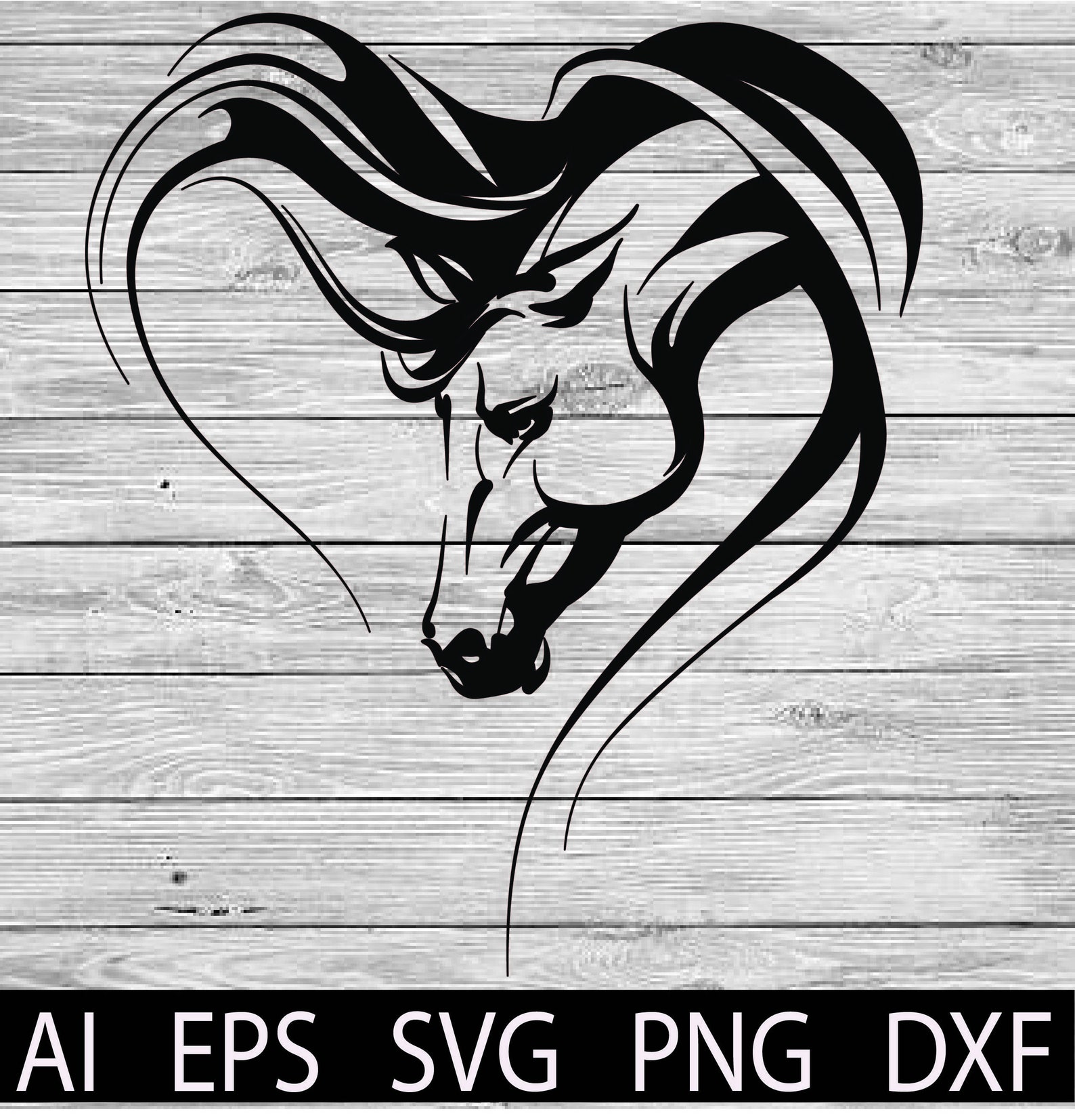 Heart Shaped Horse Head Cut file SVG Western T-Shirts Designs | Etsy