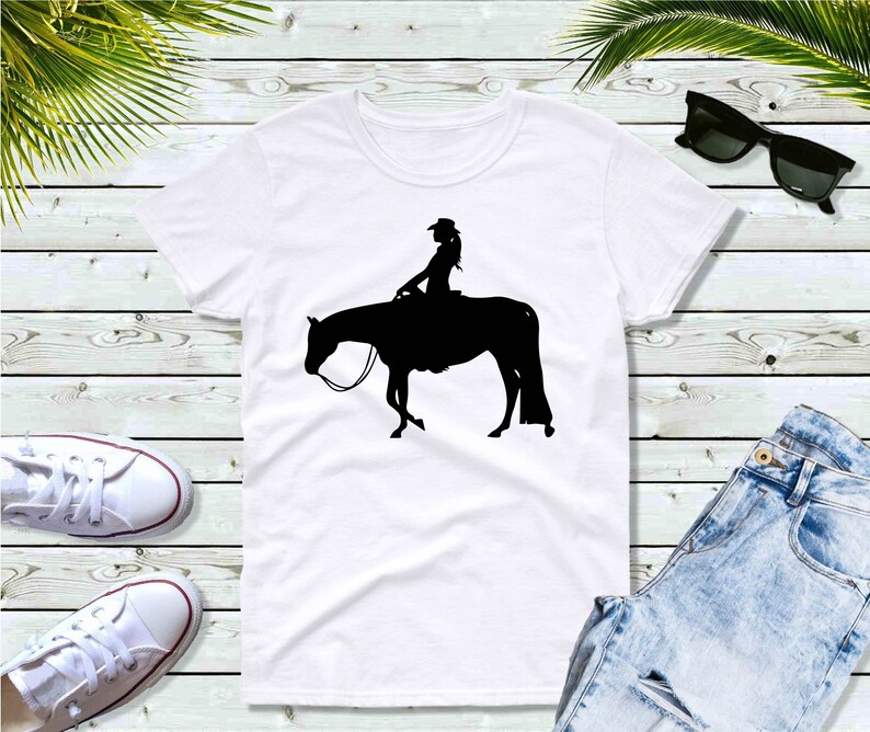 Download Western Pleasure Rider Cut File SVG Western T-Shirts Designs | Etsy