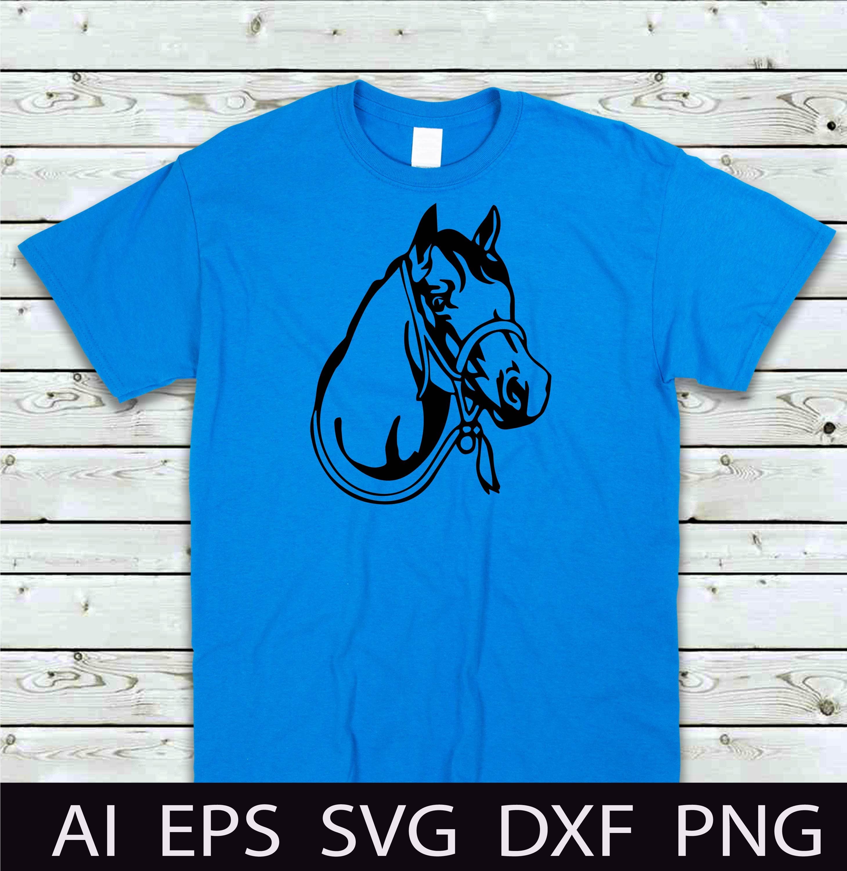 Download Horse Head Bosal Cut File Svg Western T Shirts Designs Svg Etsy