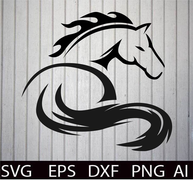 Download Horse Outline Facing Rear Rear of Horse SVG Western T ...