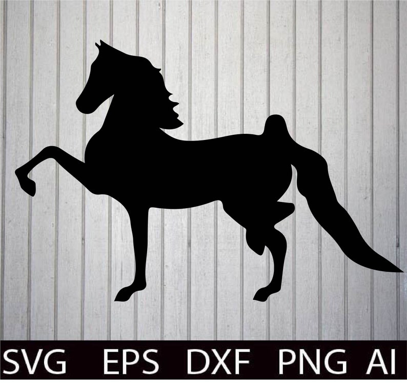 Download Saddlebred Horse Cut File SVG Western T-Shirts Designs Svg | Etsy