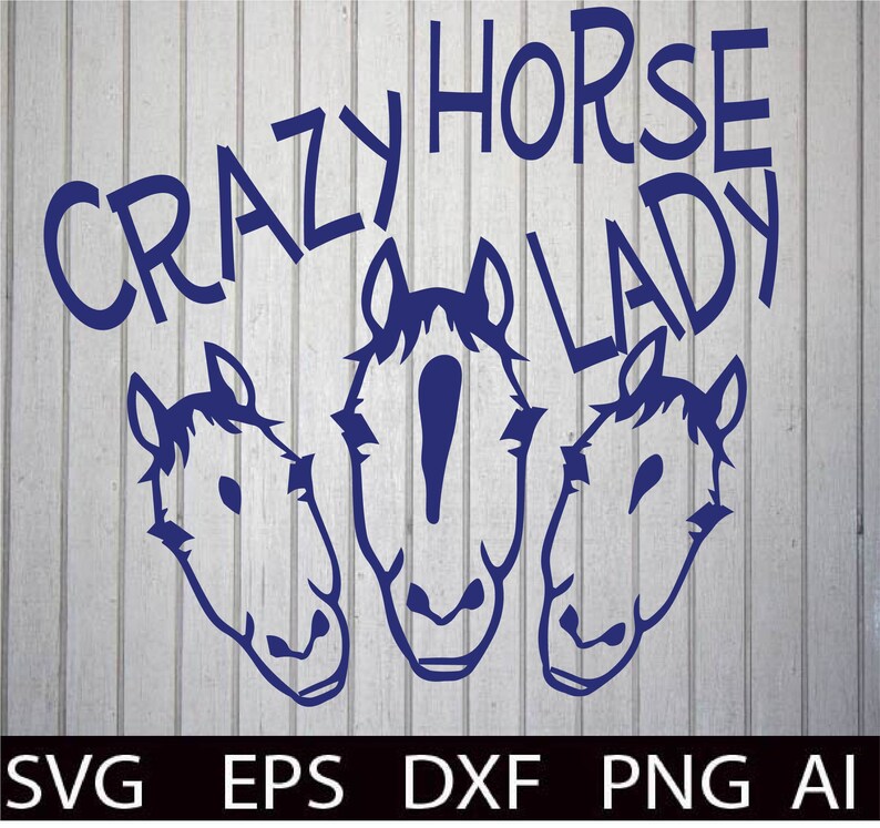 Download Crazy Horse Lady Cut File SVG Western T-Shirts Designs Svg | Etsy