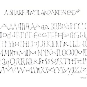 A Sharp Pencil and Keen Eye Poster/print - Etsy