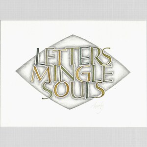Original Hand Lettered Calligraphy Artwork