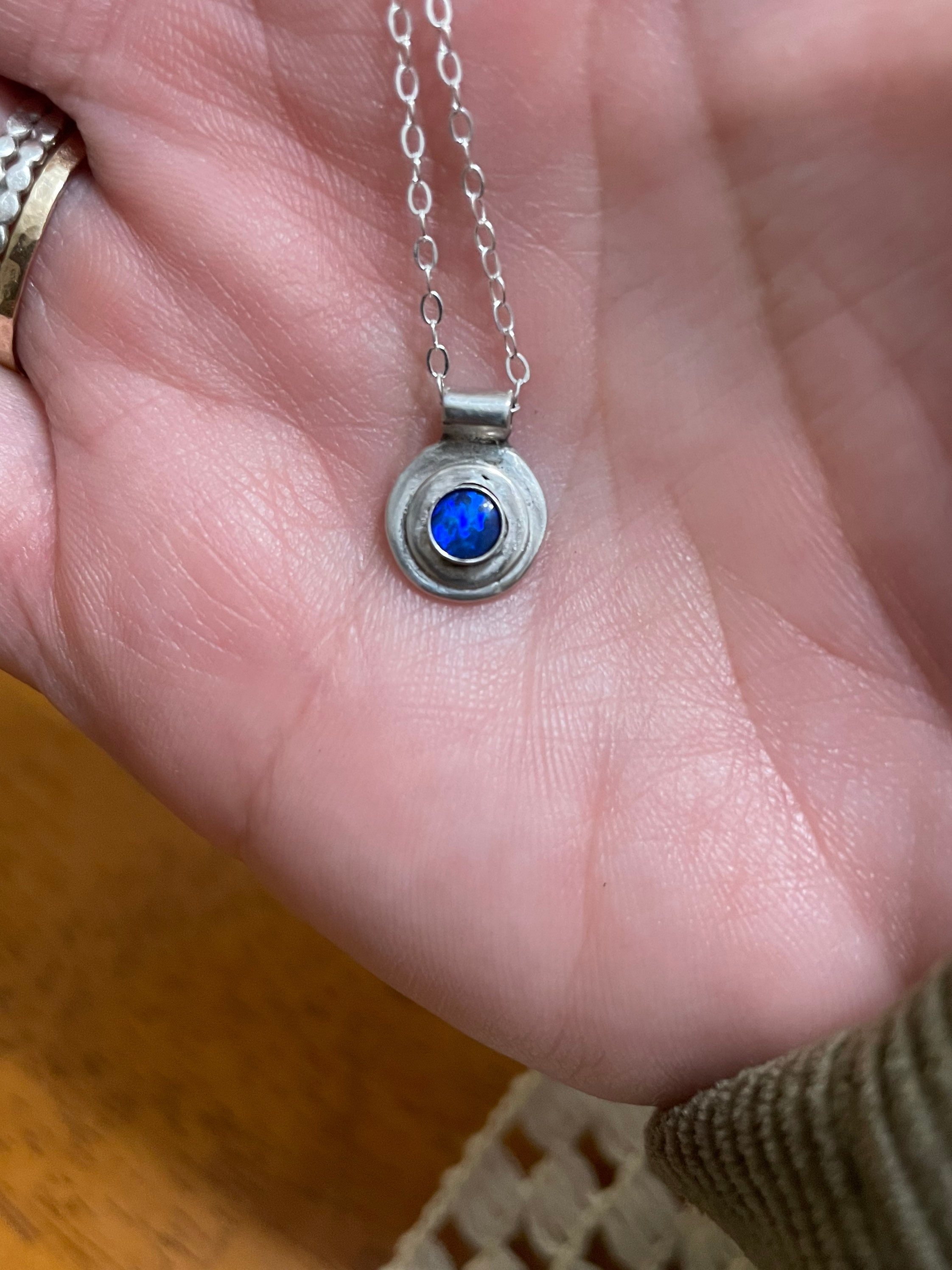 Evil Eye Protection Necklace Sterling Silver Protection Etsy