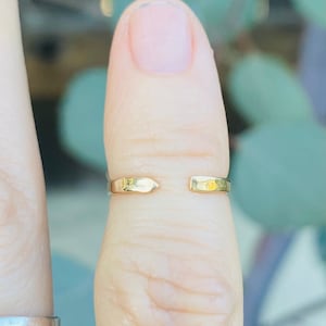 Midi Ring | Stacking Ring | Arrow Ring| Sterling silver |14k yellow gold filled| 14k Solid Gold