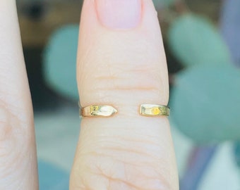 Midi Ring | Stacking Ring | Arrow Ring| Sterling silver |14k yellow gold filled| 14k Solid Gold