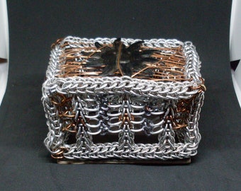 Chainmaille Trinket Treasure Celestial Sun Box