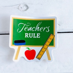 Lehrerregel Sticker