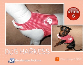 Dog Harness Sewing Pattern: Size S (PDF Download)