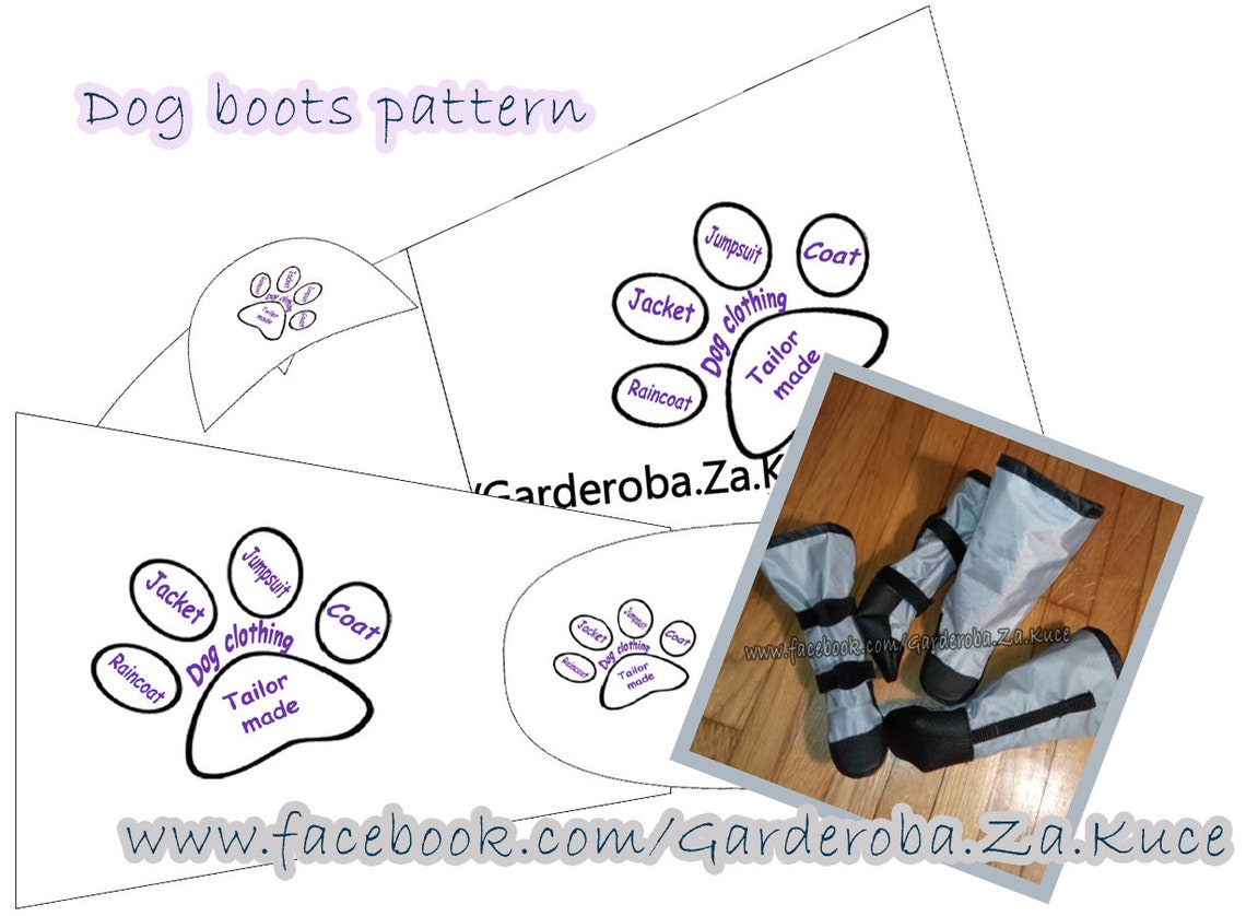 Dog Boots Pattern / Dog Shoe Pattern / Digital PDF Pattern / Etsy Canada