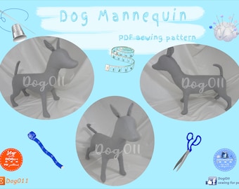 Dog Mannequin Sewing Pattern: Pet Clothes Display (PDF Download)