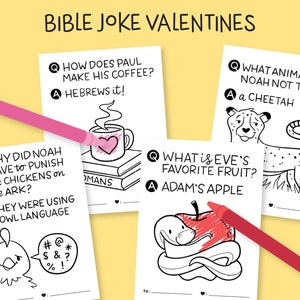 Coloring Valentines Printables, Bible Jokes, Valentine's Day