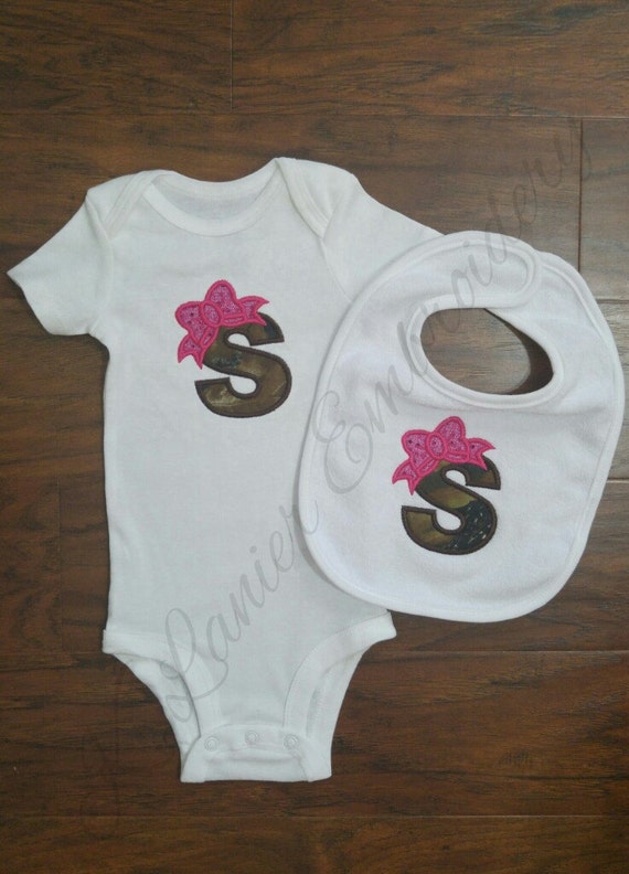 camo onesie baby girl