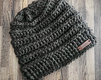 Hudson Slouchy Beanie 100% Wool