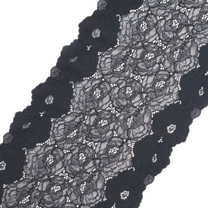 1/2 inch Wide Elastic Trim - 12mm Wide - Black – The Fabric Guys