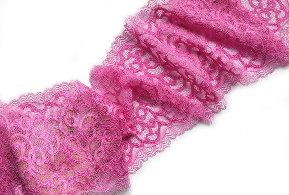 Wide pink lace discount