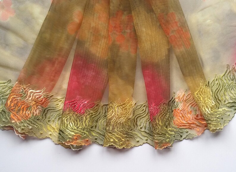 printed tulle