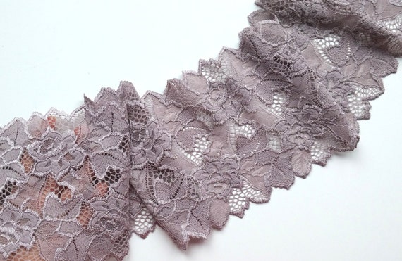 taupe lace trim