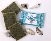 Peppermint Soap Bar, All Natural Mini Mint Essential Oil Zero Waste, Herbal Soap, Rosemary Spearmint
