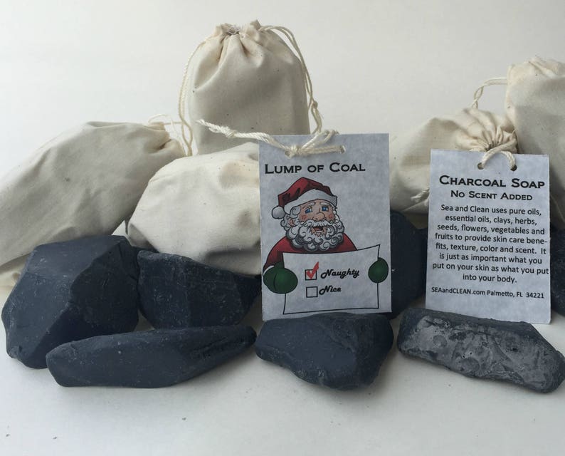 Bag of Coal Lump of Coal Christmas Gag Gift Office Gift Etsy