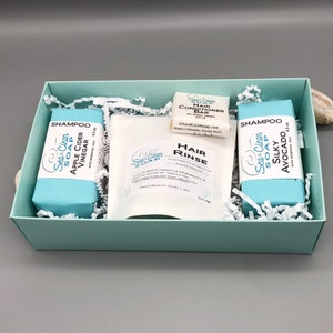 Shampoo Bar Gift Box, Hair Conditioner, Hair Rinse, Organic Natural Care