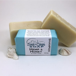 Hemp and Honey Shampoo Bar Unscented