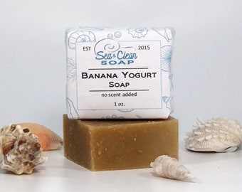 Banana Yogurt Soap Bar Mini Unscented