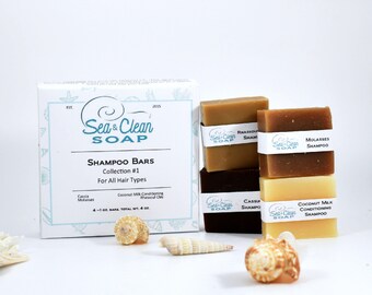 Shampoo Mini 4 Bars, Variety Pack