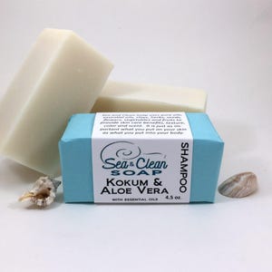 Kokum and Aloe Vera Shampoo Bar, No Coconut Oil