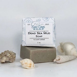 Dead Sea Mud Soap Bar Unscented Mini