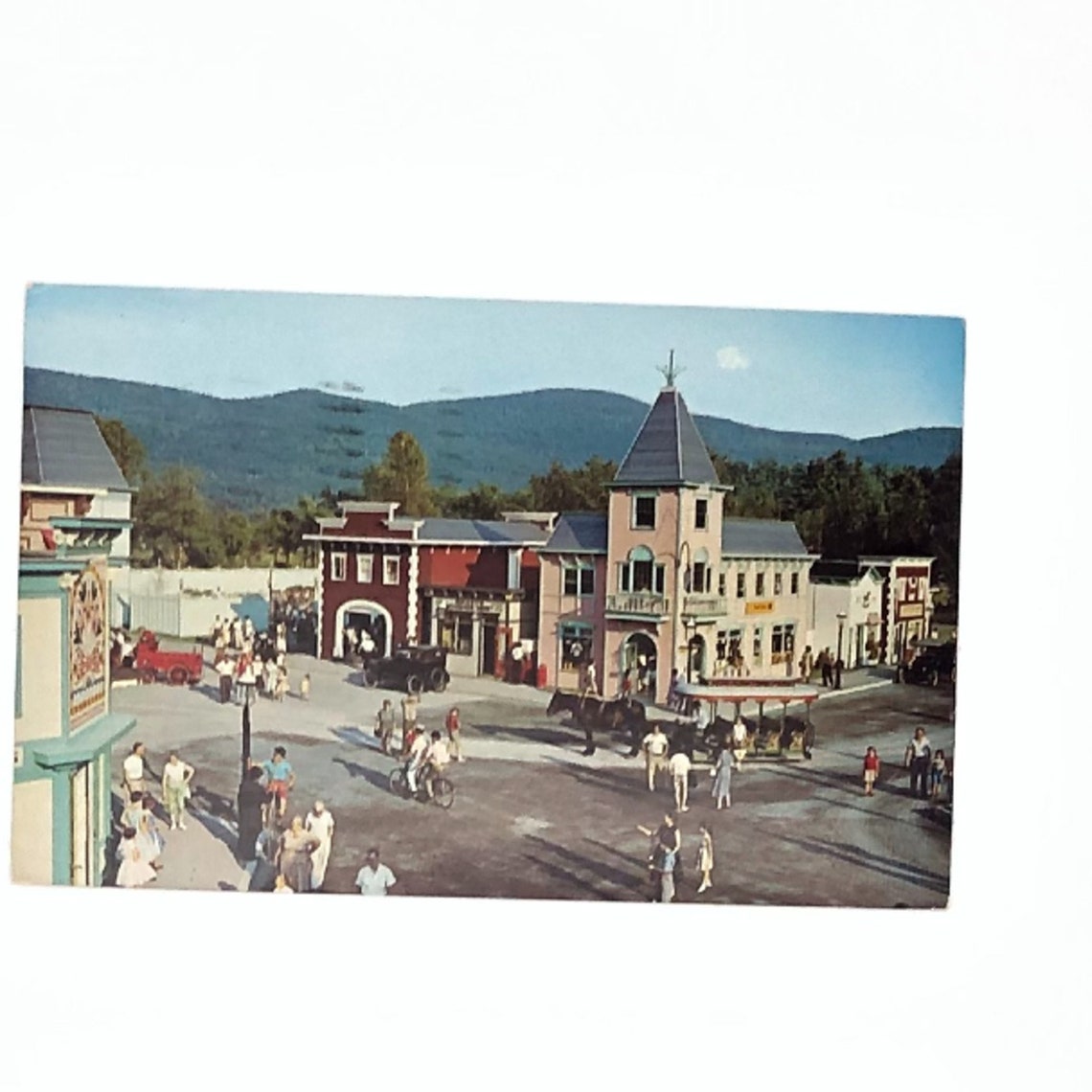 Carte postale Gaslight Village Lake New York 1962 Etsy