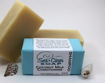 Coconut Milk Conditioning Shampoo Bar