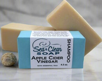 Apple Cider Vinegar Shampoo Bar: Handmade, Sulfate-Free