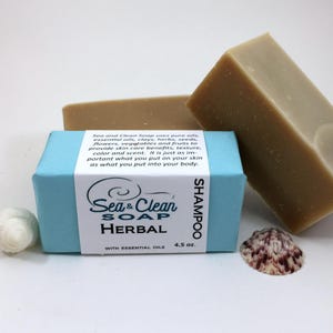 Herbal Shampoo Bar, Organic Natural Hair Care