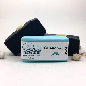 Charcoal Soap Bar with Essential Oils