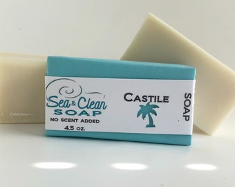 Castile Soap Bar Unscented All Natural