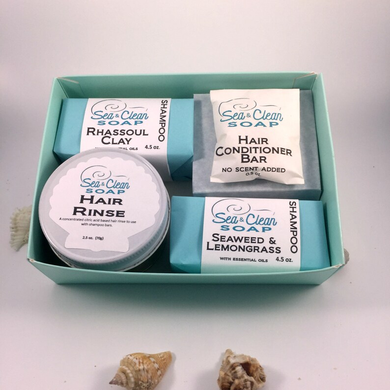 Shampoo Bar Gift Box Hair Conditioner Hair Rinse Gift Set Etsy