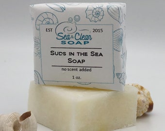Suds in the Sea Unscented Mini Soap