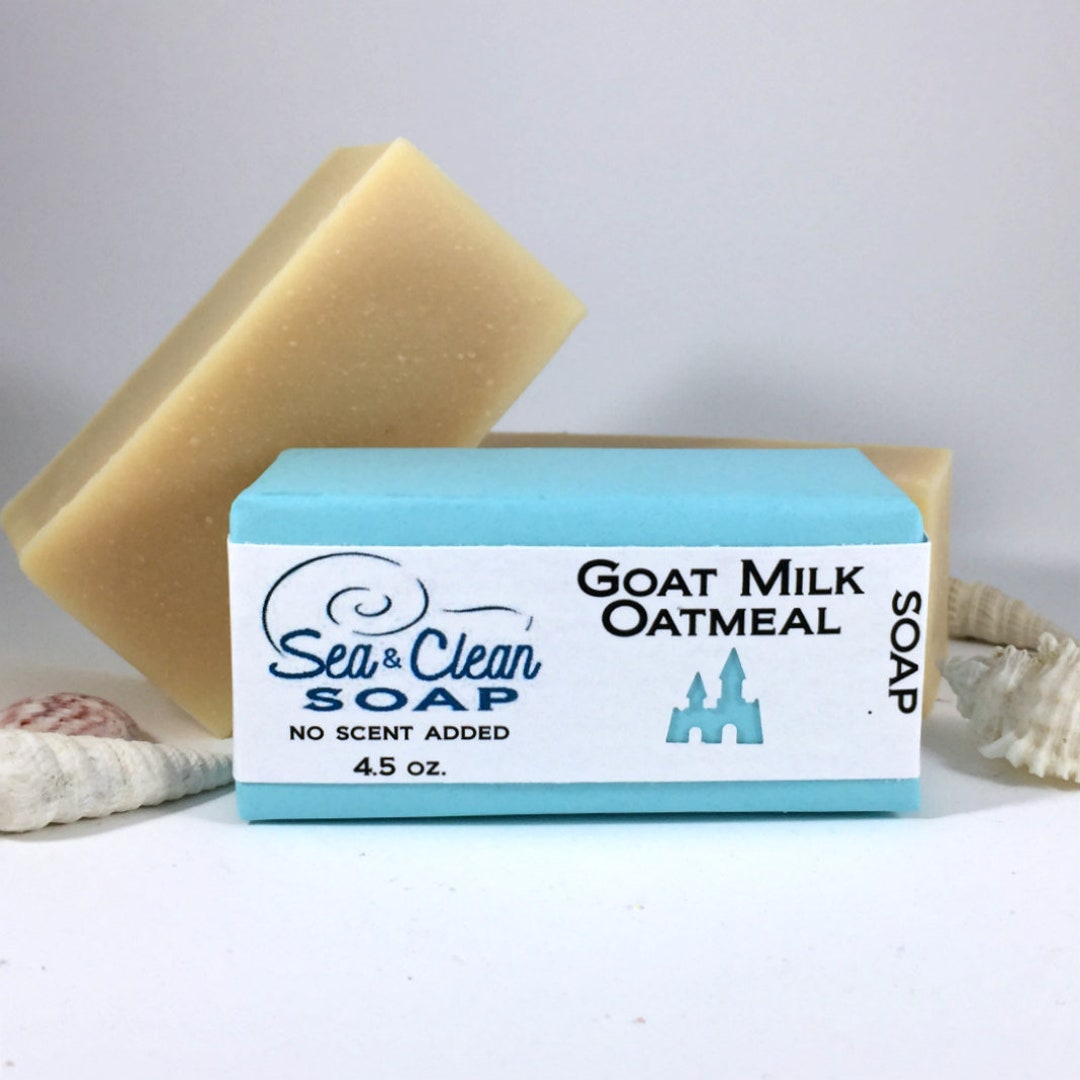 Goat Milk Oatmeal Soap / Natural Unscented for Face and Body pic