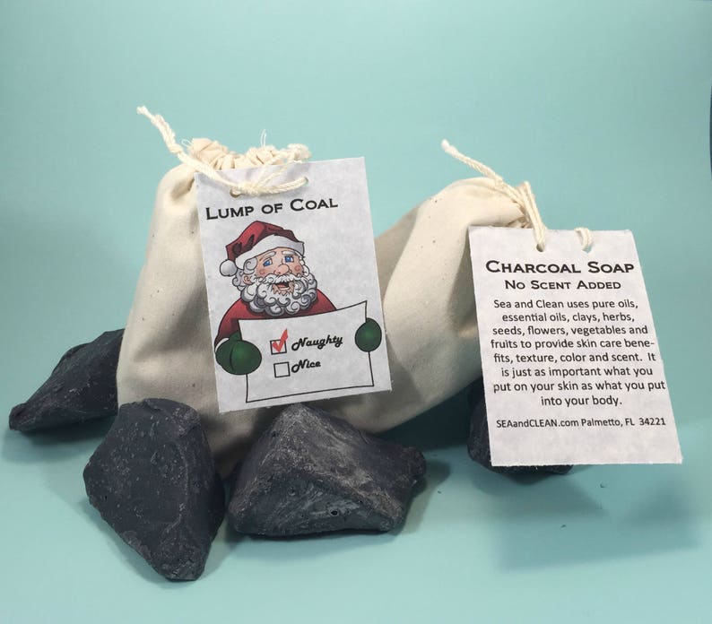 Bag of Coal Lump of Coal Christmas Gag Gift Office Gift Etsy