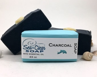 Charcoal Soap Bar with Essential Oils