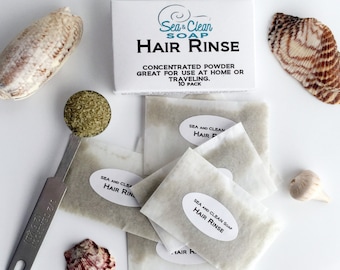 Hair Rinse, Citric Acid Made with Herbs, Travel, Natural Hair Care