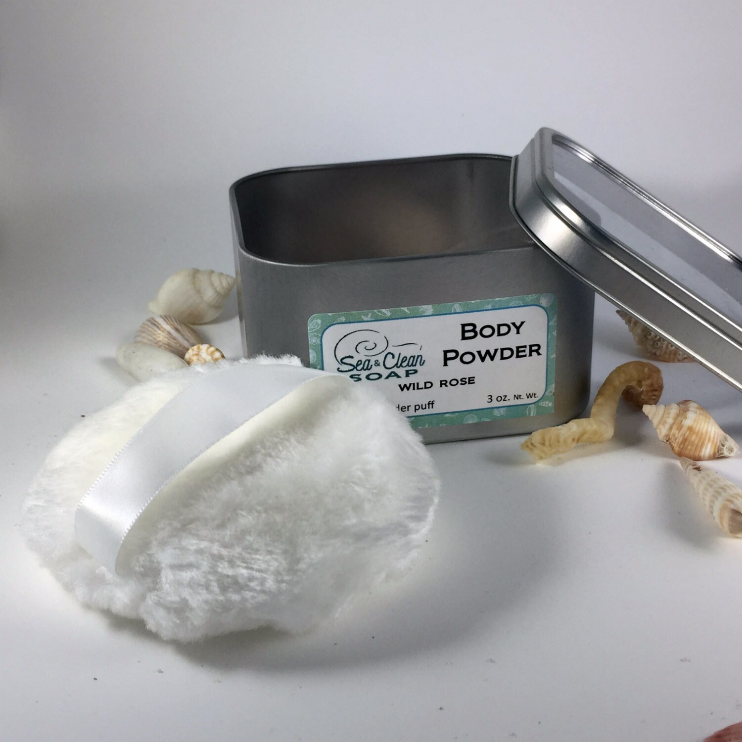Body Powder with Puff Dusting Powder for Bath and Body Talc Etsy