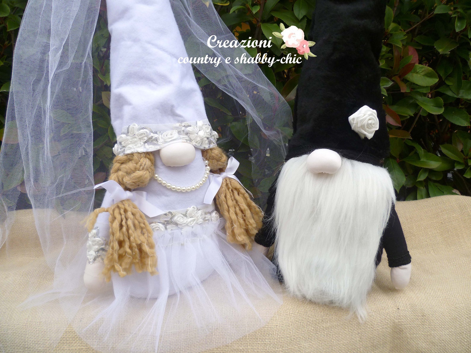 Just Married Gnome Bride Gnome Mrs. Gnome Doorstop Gnome | Etsy