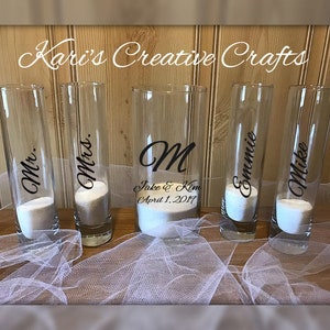 Unity Sand Set, Blended family, ceremony set, Wedding ceremony, Unity set, Personalized Unity, Sand Ceremony Set, unity sand cylinder