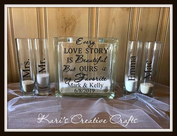 Personalized sand hotsell ceremony sets